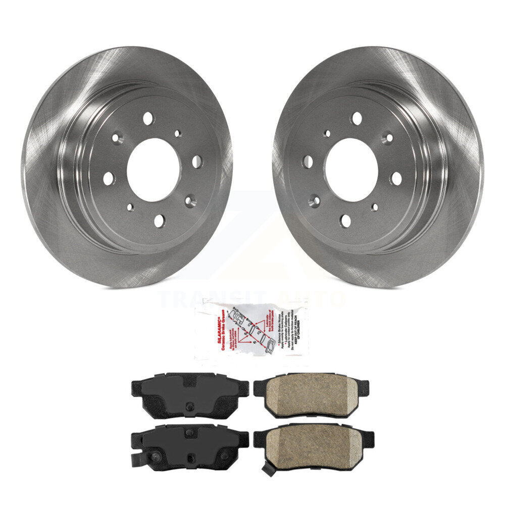 Rear Brake Rotor And Ceramic Pad Kit For Honda Civic Acura Integra del Sol Prelude CRX EL K8A-100486