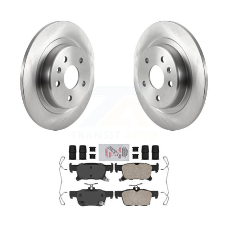 Rear Brake Rotors Ceramic Pad Kit For 19-20 Buick Envision With 315mm Diameter Rotor K8A-100516