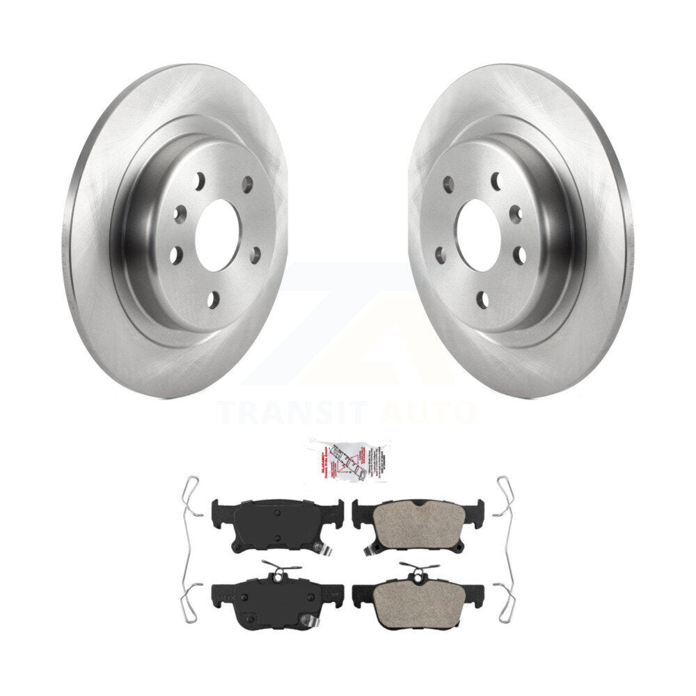 Rear Brake Rotors Ceramic Pad Kit For 19-20 Buick Envision With 315mm Diameter Rotor K8A-100517