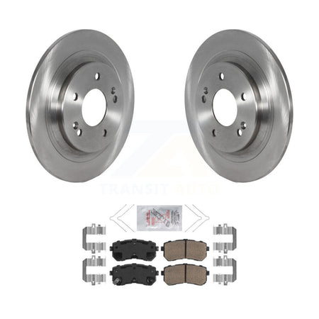 Rear Disc Brake Rotors And Ceramic Pads Kit For Hyundai Kona Kia Seltos K8A-100518