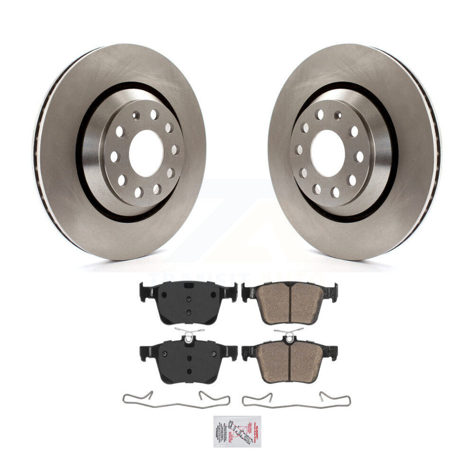Rear Disc Brake Rotors And Ceramic Pads Kit For Volkswagen Atlas Golf R K8A-100537