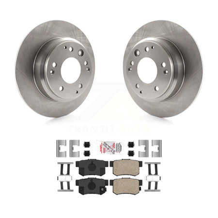 Rear Disc Brake Rotors And Ceramic Pads Kit For Honda Odyssey Acura Legend RL Isuzu Oasis K8A-100549
