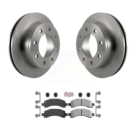 Rear Disc Brake Rotors & Semi-Metallic Pad Kit For GMC Chevrolet Savana 3500 2500 Express K8A-100568