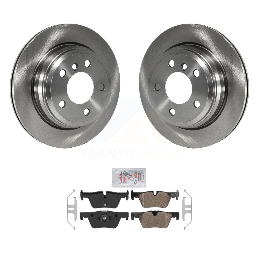 Rear Brake Rotors Semi-Metallic Pad Kit For BMW 328i xDrive 330i 320i 428i 328d 430i Gran K8A-100609