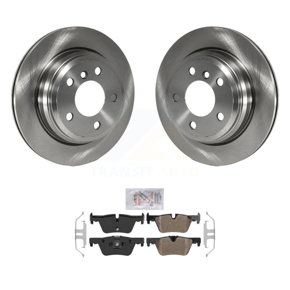 Rear Brake Rotors Semi-Metallic Pad Kit For BMW 328i xDrive 330i 320i 428i 328d 430i Gran K8A-100609