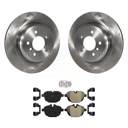 Rear Disc Brake Rotors Semi-Metallic Pad Kit For BMW 535i xDrive 528i 535d ActiveHybrid 5 K8A-100611