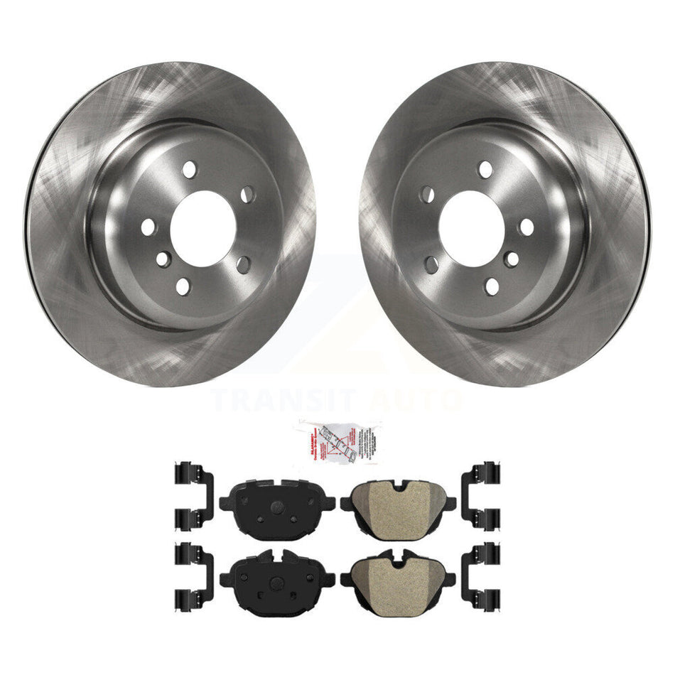 Rear Disc Brake Rotors Semi-Metallic Pad Kit For BMW 535i xDrive 528i 535d ActiveHybrid 5 K8A-100611