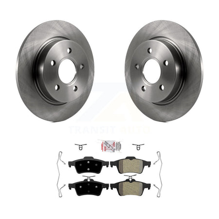 Rear Disc Brake Rotors And Semi-Metallic Pads Kit For Ford Focus K8A-100614