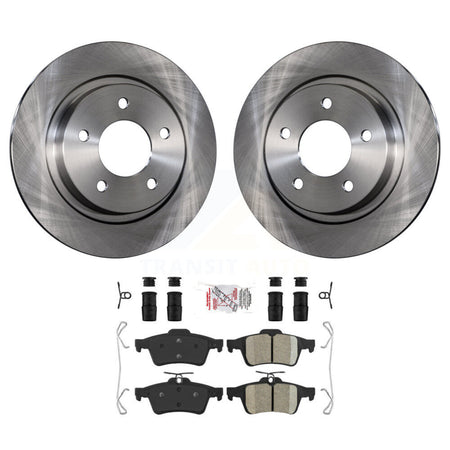 Rear Disc Brake Rotors And Ceramic Pads Kit For Mazda 3 Sport K8A-100629