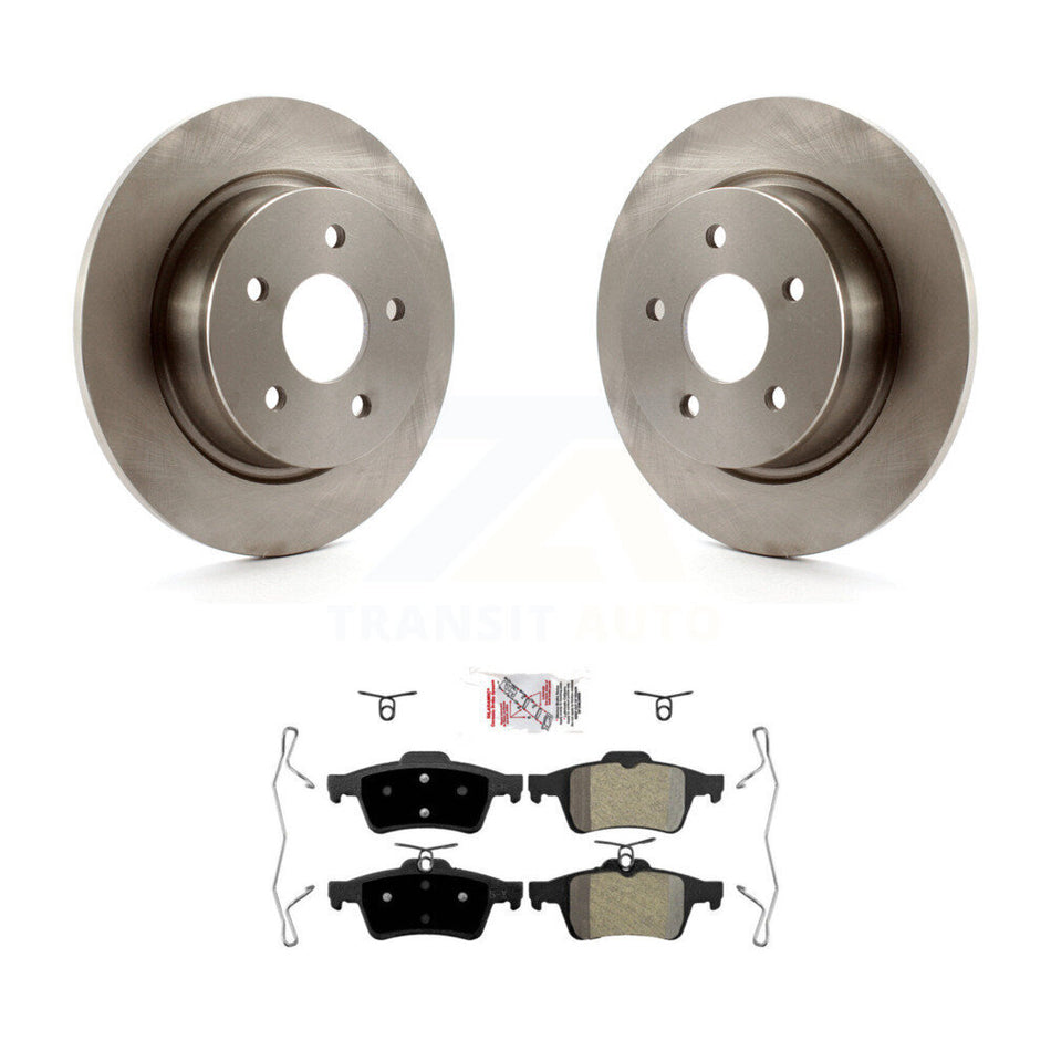 Rear Disc Brake Rotors And Semi-Metallic Pads Kit For Ford Escape Transit Connect C-Max K8A-100632