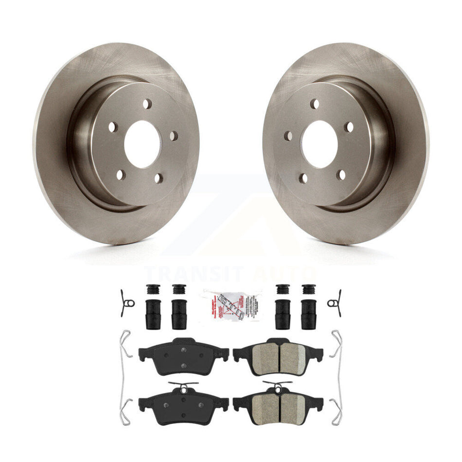 Rear Disc Brake Rotors And Ceramic Pads Kit For Ford Escape Transit Connect C-Max K8A-100633