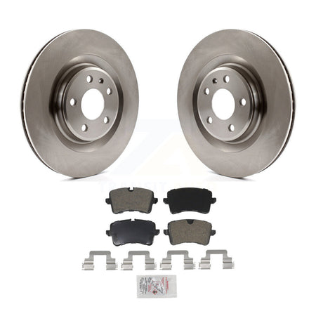 Rear Disc Brake Rotors And Semi-Metallic Pads Kit For Audi Porsche Macan A6 Quattro A7 A8 K8A-100655