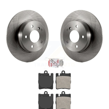 Rear Brake Rotor And Semi-Metallic Pad Kit For Mercedes-Benz C230 SLK350 CLK320 E320 C280 K8A-100674
