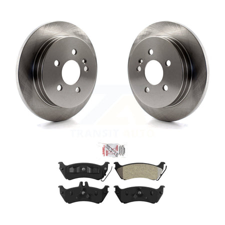 Rear Disc Brake Rotors And Semi-Metallic Pads Kit For Mercedes-Benz ML320 ML350 ML430 K8A-100675