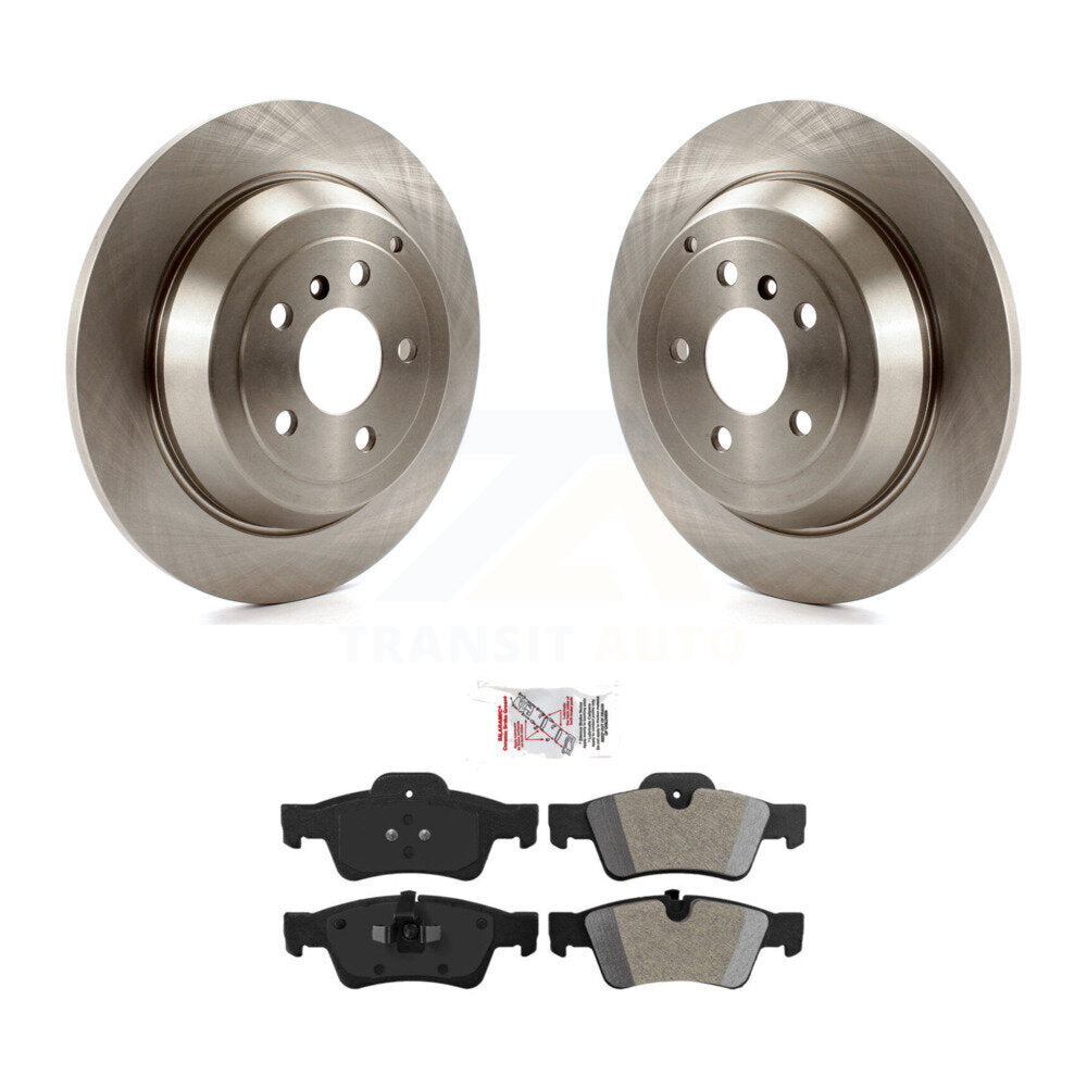 Rear Brake Rotor Semi-Metallic Pad Kit For Mercedes-Benz ML350 ML320 R350 ML500 R320 R500 K8A-100678