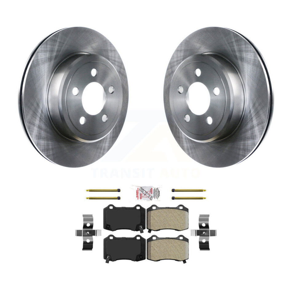 Rear Disc Brake Rotors And Semi-Metallic Pads Kit For Chrysler 300 With Brembo Brakes K8A-100721