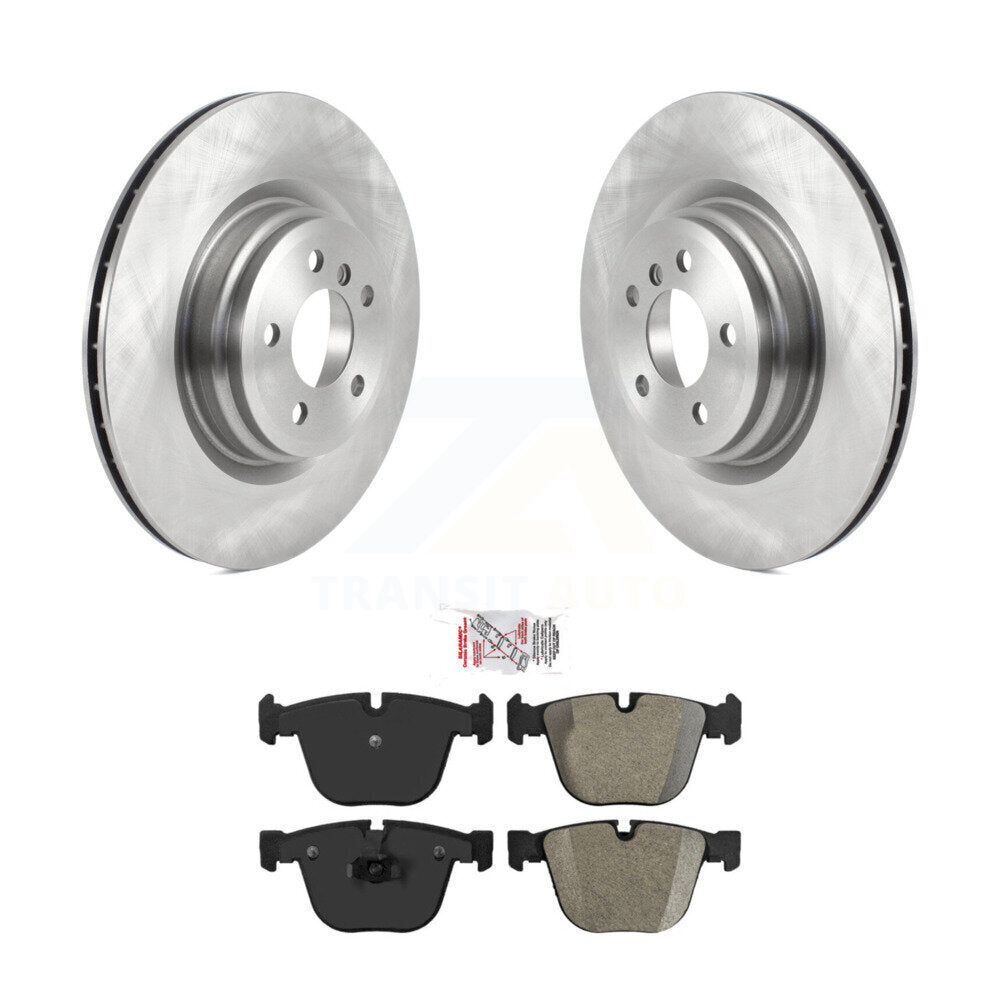 Rear Brake Rotors Semi-Metallic Pad Kit For BMW 750i xDrive 750Li 550i GT Alpina B7 760Li K8A-100725