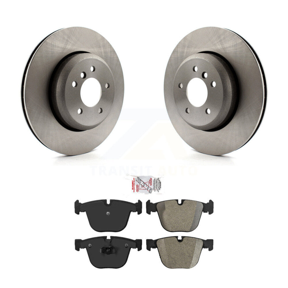 Rear Disc Brake Rotors And Semi-Metallic Pads Kit For BMW 650i 645Ci 550i 545i 535i K8A-100726