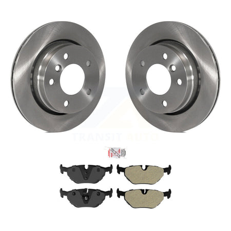 Rear Disc Brake Rotors And Semi-Metallic Pads Kit For BMW 320i 323i 328i 323Ci K8A-100756