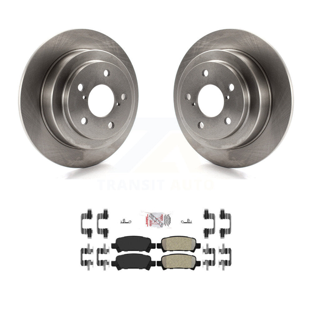 Rear Disc Brake Rotors And Semi-Metallic Pads Kit For Subaru Forester Impreza K8A-100764