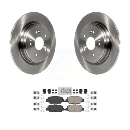 Rear Disc Brake Rotors And Ceramic Pads Kit For 2017-2024 Honda CR-V K8A-100767