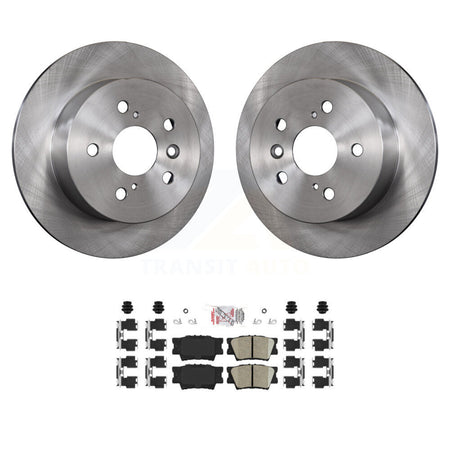 Rear Disc Brake Rotors And Ceramic Pads Kit For Toyota Camry Lexus ES350 Avalon ES300h K8A-100773