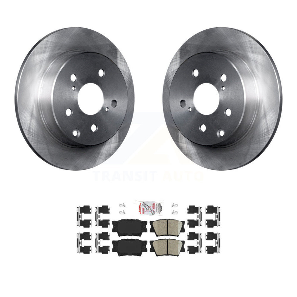 Rear Disc Brake Rotors And Ceramic Pads Kit For Toyota RAV4 Lexus HS250h K8A-100776