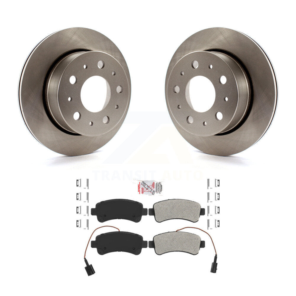 Rear Brake Rotor Semi-Metallic Pad Kit For Ram ProMaster 2500 3500 1500 With Vented K8A-100786
