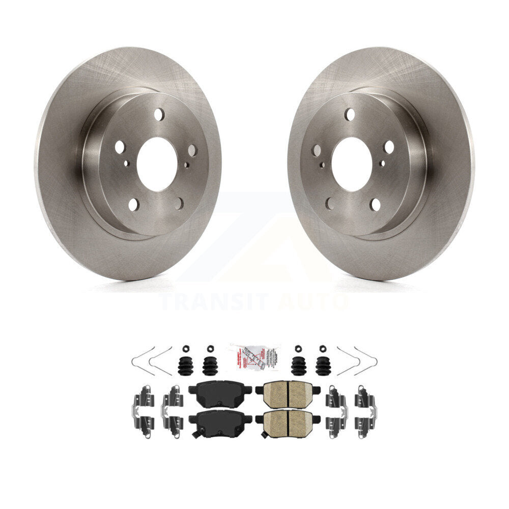 Rear Disc Brake Rotors And Ceramic Pads Kit For 2011-2016 Scion tC K8A-100793