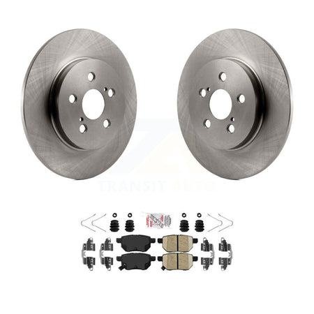 Rear Disc Brake Rotors And Ceramic Pads Kit For Lexus CT200h K8A-100795