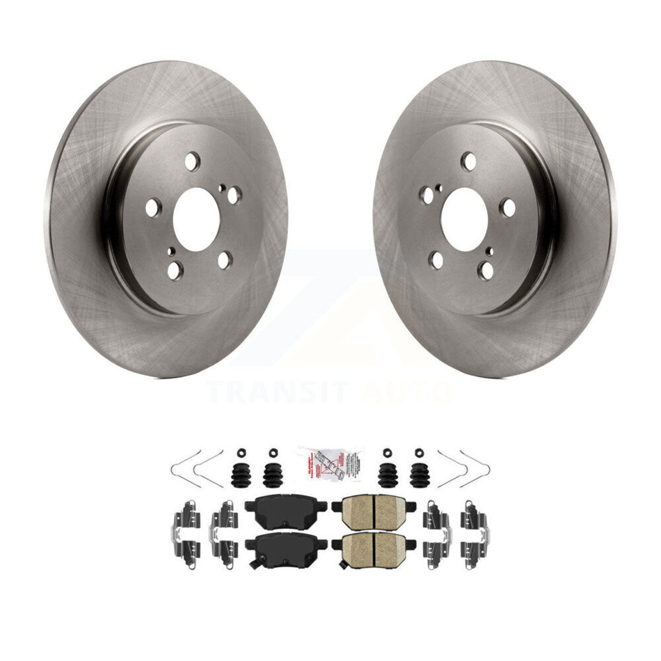 Rear Disc Brake Rotors And Ceramic Pads Kit For Lexus CT200h K8A-100795