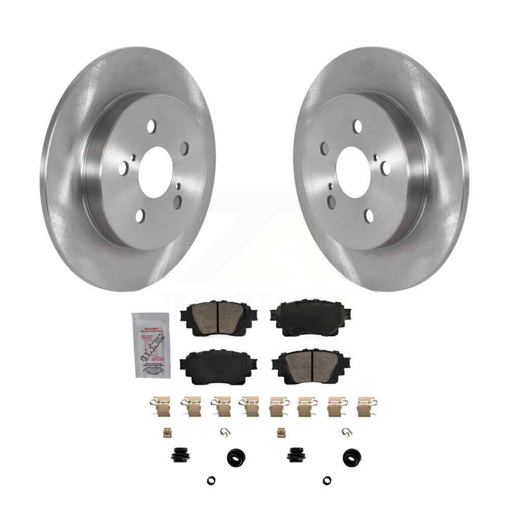 Rear Disc Brake Rotors And Ceramic Pads Kit For Toyota Corolla K8A-100799