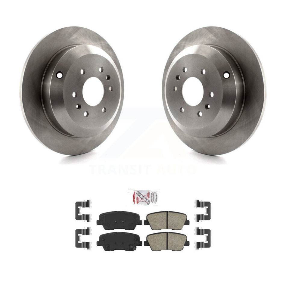 Rear Disc Brake Rotors And Ceramic Pads Kit For 2009-2011 Kia Borrego K8A-100809