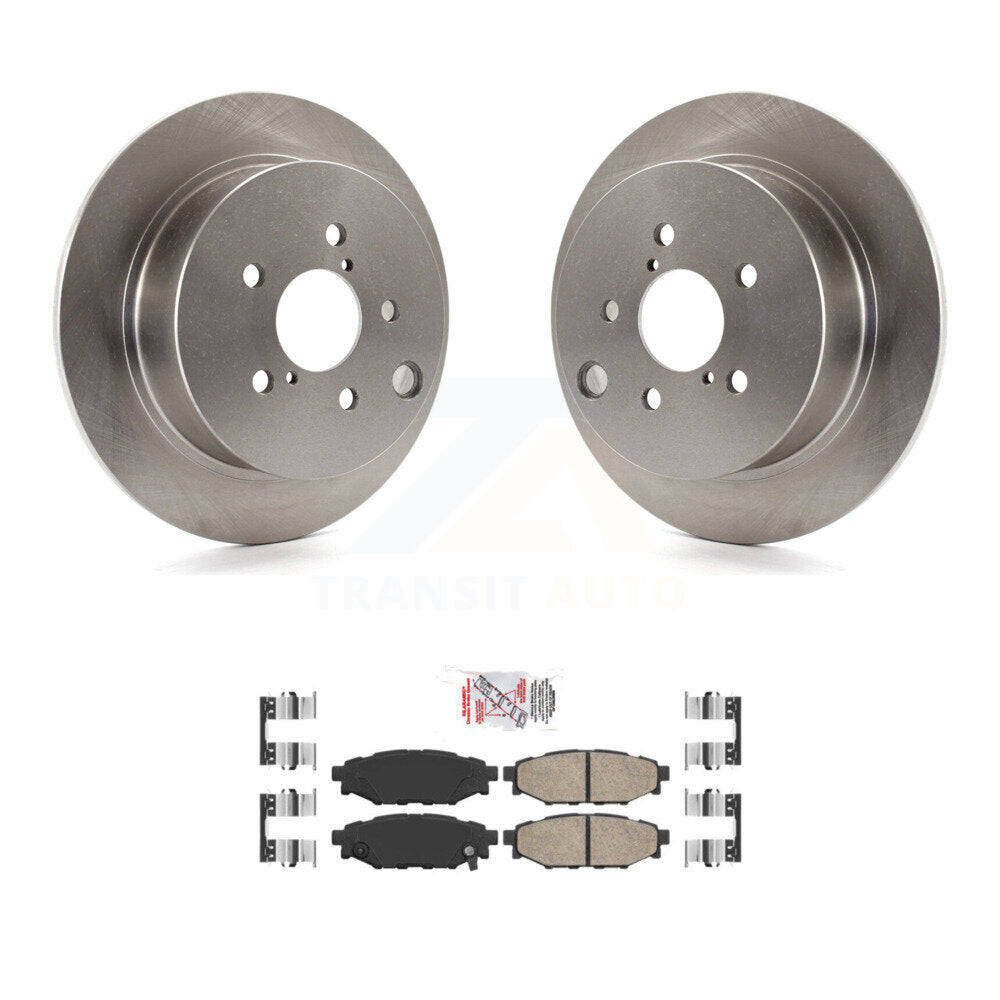 Rear Disc Brake Rotors And Ceramic Pads Kit For Subaru Crosstrek Impreza Forester XV K8A-100832
