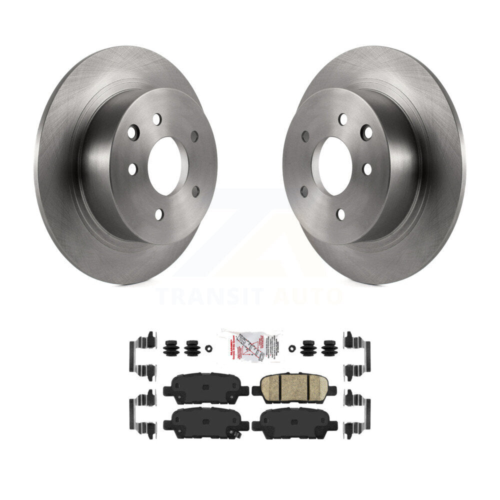 Rear Disc Brake Rotors And Ceramic Pads Kit For Nissan Sentra Altima Juke Maxima K8A-100850