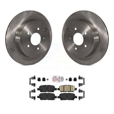 Rear Brake Rotor Ceramic Pad Kit For Nissan Murano INFINITI Pathfinder QX60 Q50 FX35 JX35 K8A-100855