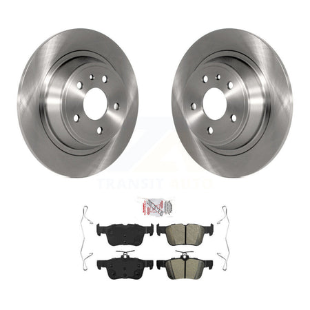 Rear Disc Brake Rotors And Semi-Metallic Pads Kit For Ford Fusion Lincoln MKZ K8A-100862