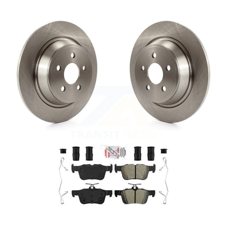 Rear Brake Rotors Semi-Metallic Pad Kit For Ford Edge Fusion Lincoln Nautilus MKX MKZ SSV K8A-100867