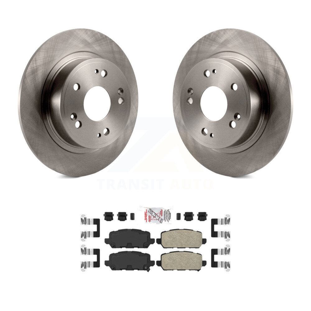 Rear Disc Brake Rotors And Ceramic Pads Kit For 2016-2022 Honda HR-V K8A-100869