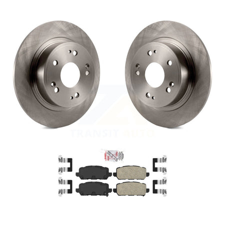 Rear Disc Brake Rotors And Ceramic Pads Kit For 2016-2022 Honda HR-V K8A-100870