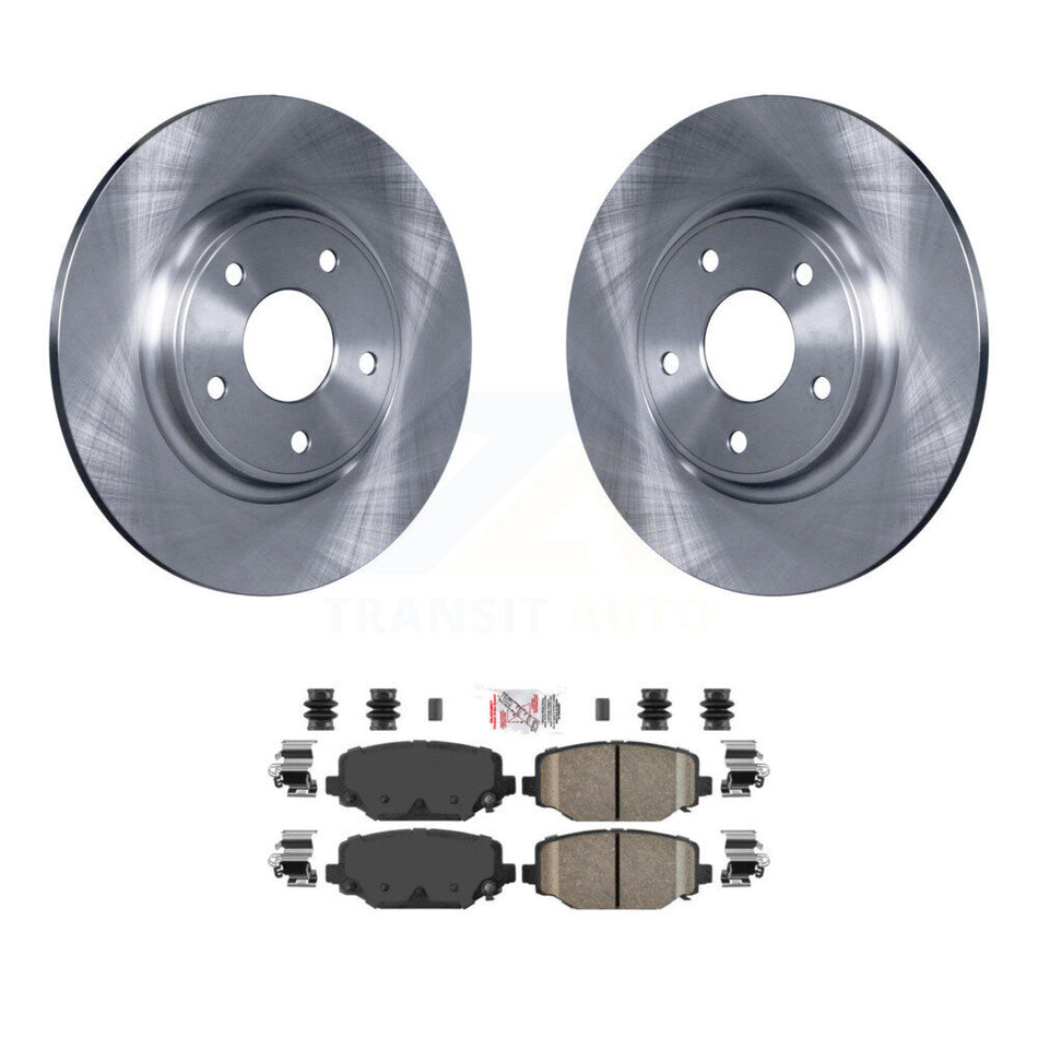 Rear Brake Rotors Ceramic Pad Kit For Dodge Grand Caravan Journey Chrysler Town & Country K8A-100881