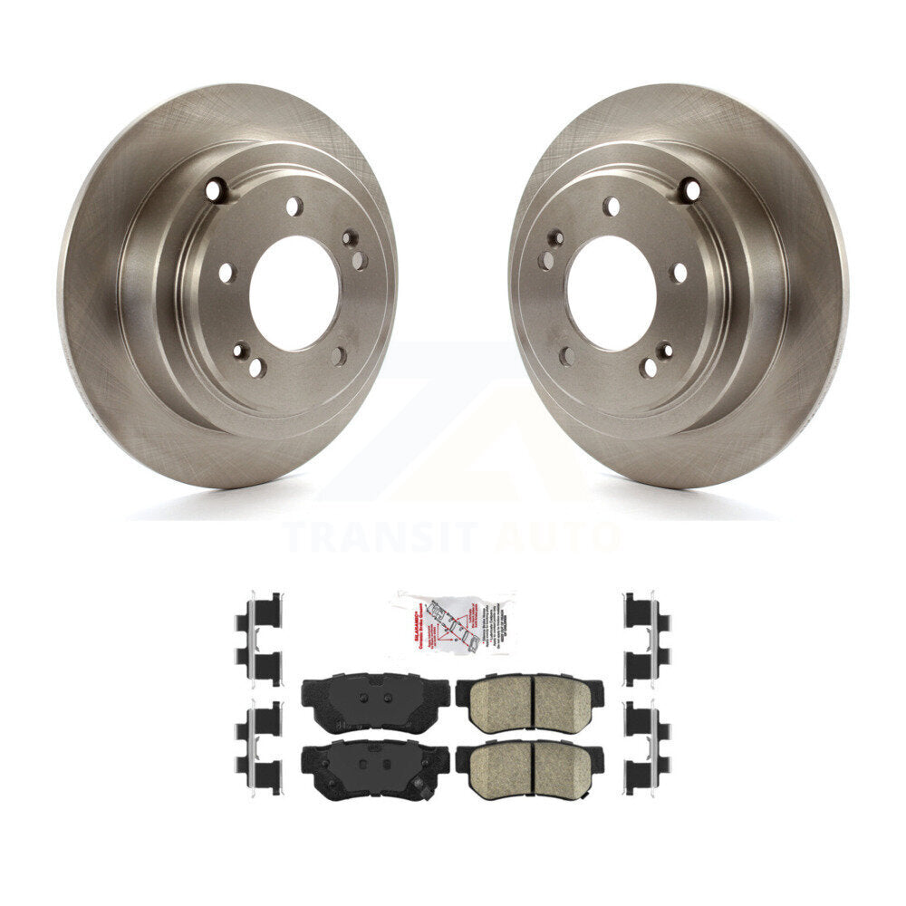 Rear Disc Brake Rotors And Ceramic Pads Kit For 2004-2006 Kia Amanti K8A-100890