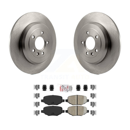 Rear Brake Rotor & Ceramic Pad Kit For Ford Explorer Edge Flex Lincoln Taurus MKX MKT MKS K8A-100900