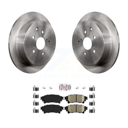 Rear Disc Brake Rotor And Ceramic Pad Kit For Toyota Sienna Highlander Lexus RX350 RX450h K8A-100905