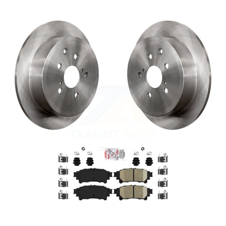 Rear Disc Brake Rotor And Ceramic Pad Kit For Toyota Sienna Highlander Lexus RX350 RX450h K8A-100906