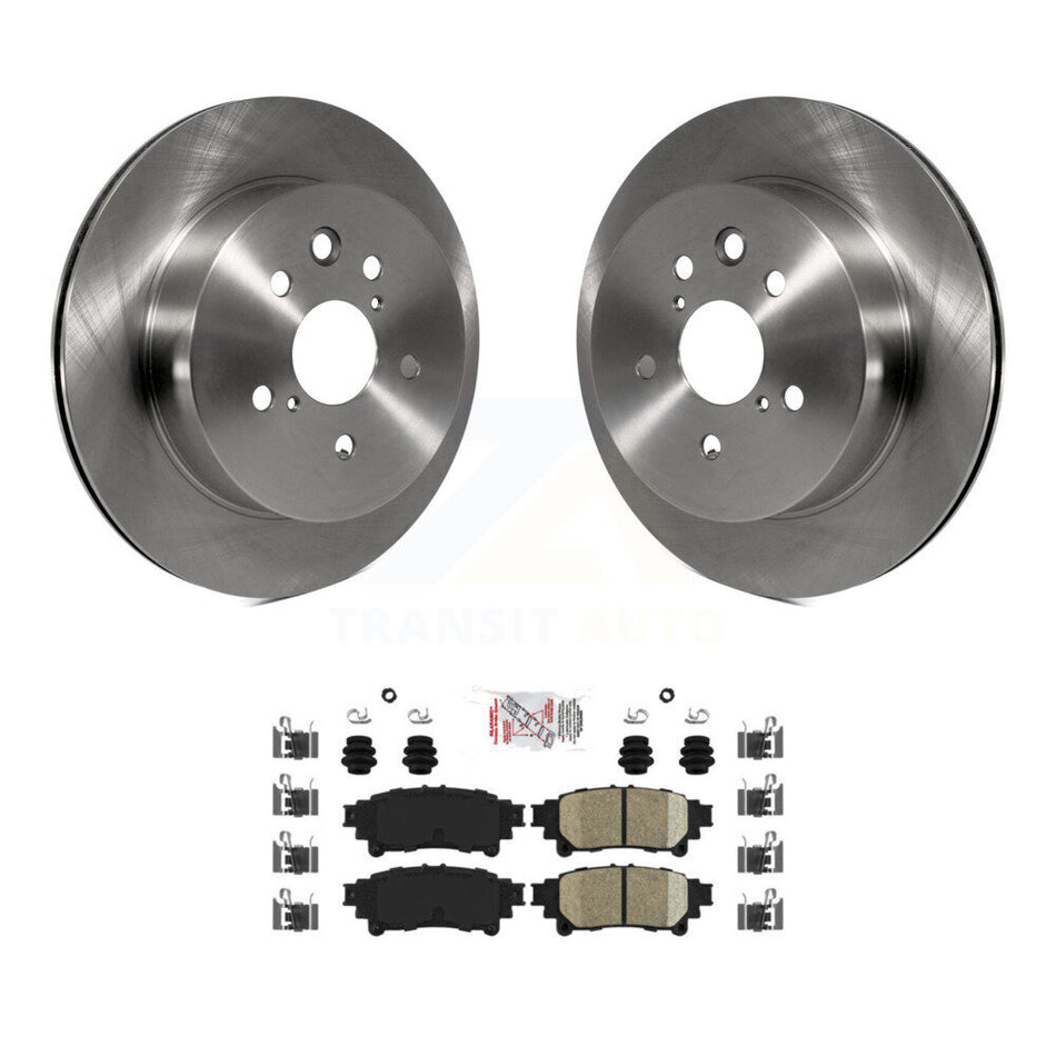 Rear Disc Brake Rotors And Ceramic Pads Kit For Lexus IS350 IS250 K8A-100912