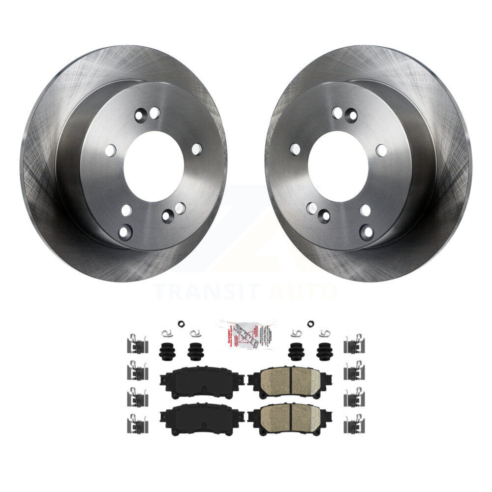 Rear Disc Brake Rotors And Ceramic Pads Kit For Lexus IS250 K8A-100913