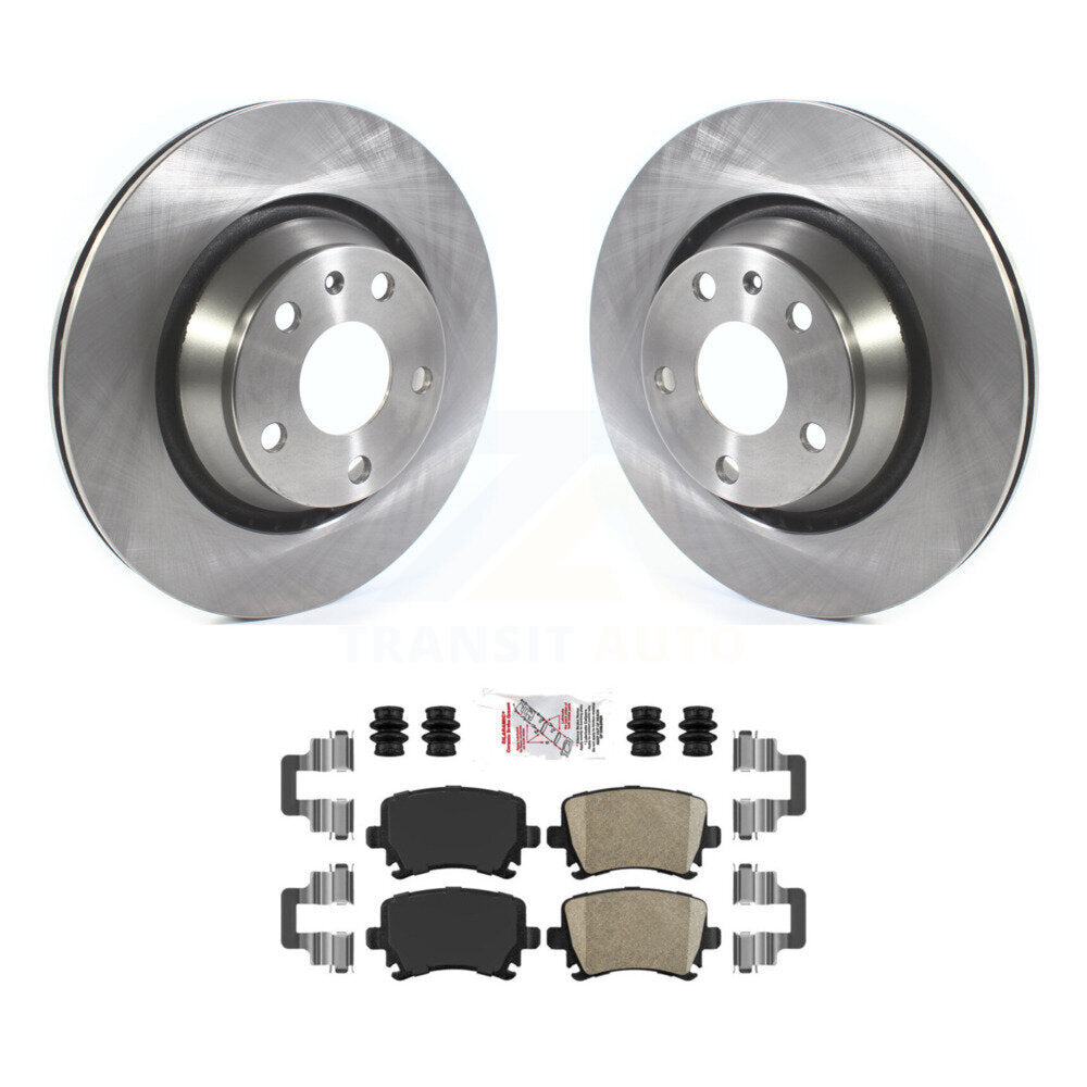Rear Disc Brake Rotors And Ceramic Pads Kit For Audi TT Quattro TTS RS K8A-100919