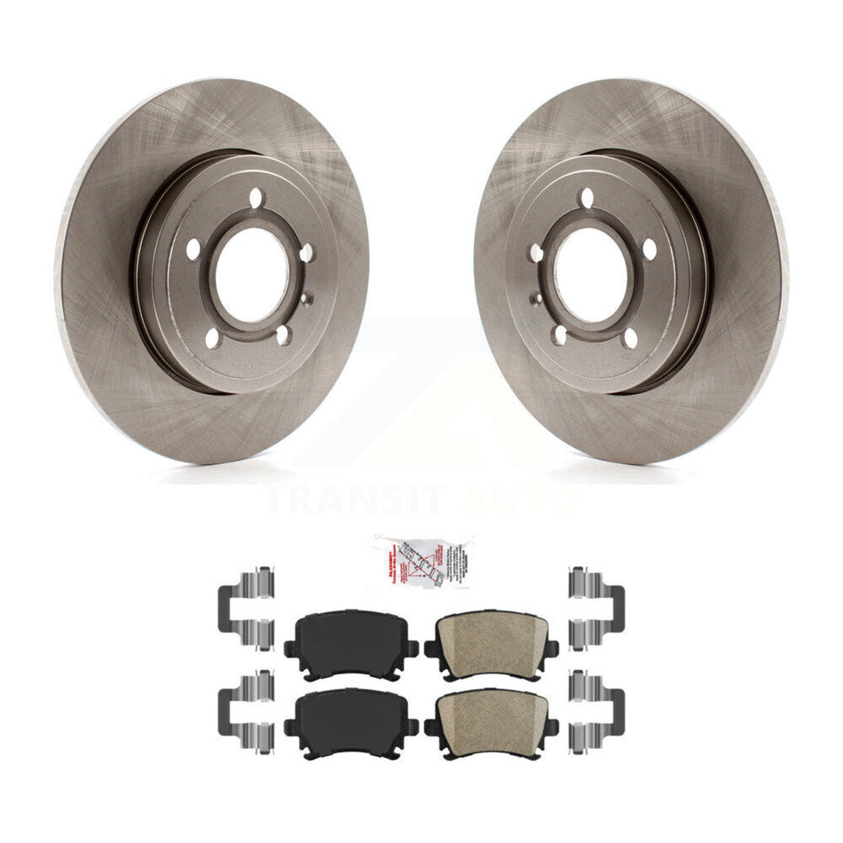 Rear Disc Brake Rotors And Ceramic Pads Kit For Audi A4 Quattro K8A-100936