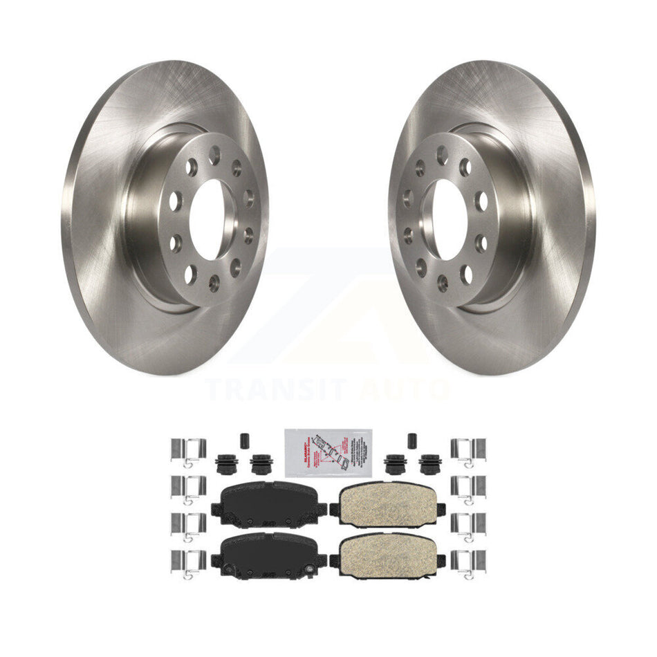 Rear Disc Brake Rotors And Ceramic Pads Kit For Jeep Compass K8A-100949
